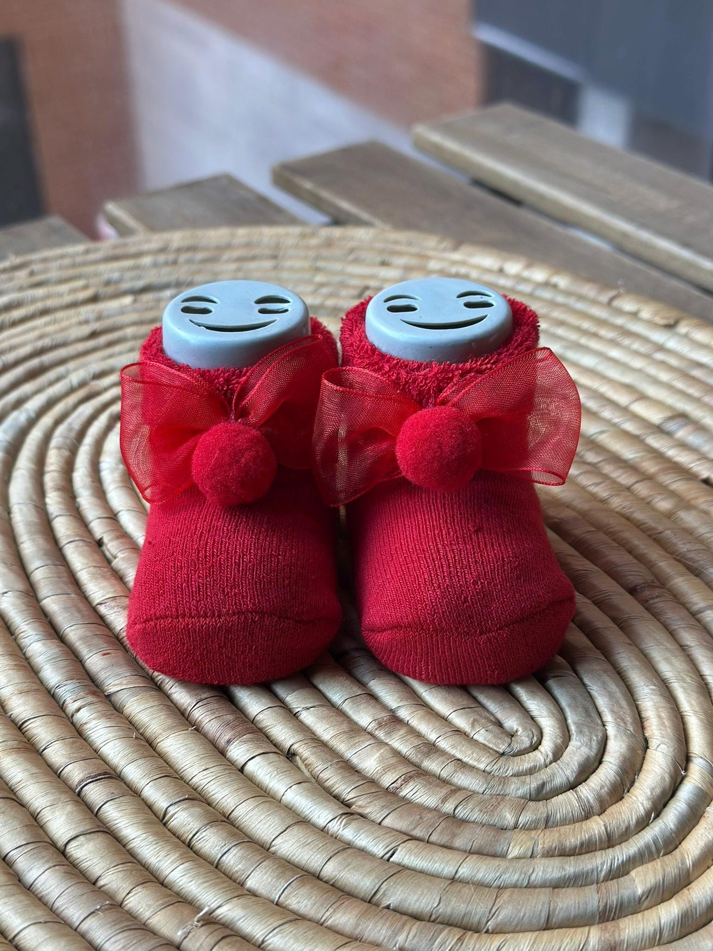 Organic Winter Baby Socks, Thick Warm Non-Slip Cotton Floor Socks for Newborns & Toddlers 0-6M, Girls & Boys