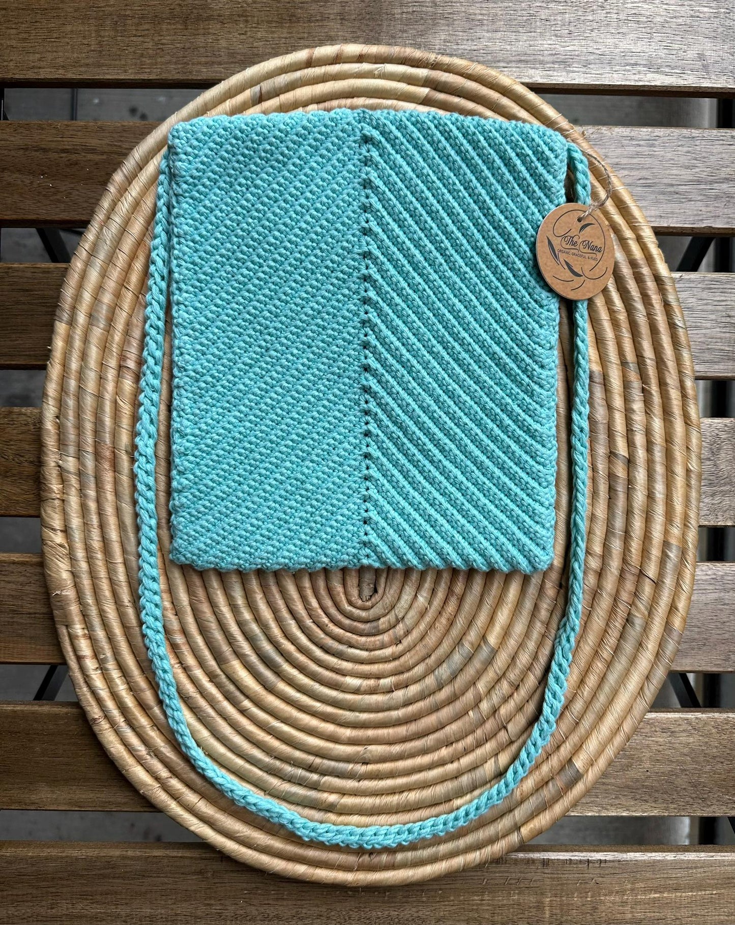 Handmade Crochet Cotton Shoulder Bag, Eco-Friendly Purse, Boho Knit Tote, Reusable Everyday Bag, Gift for Her