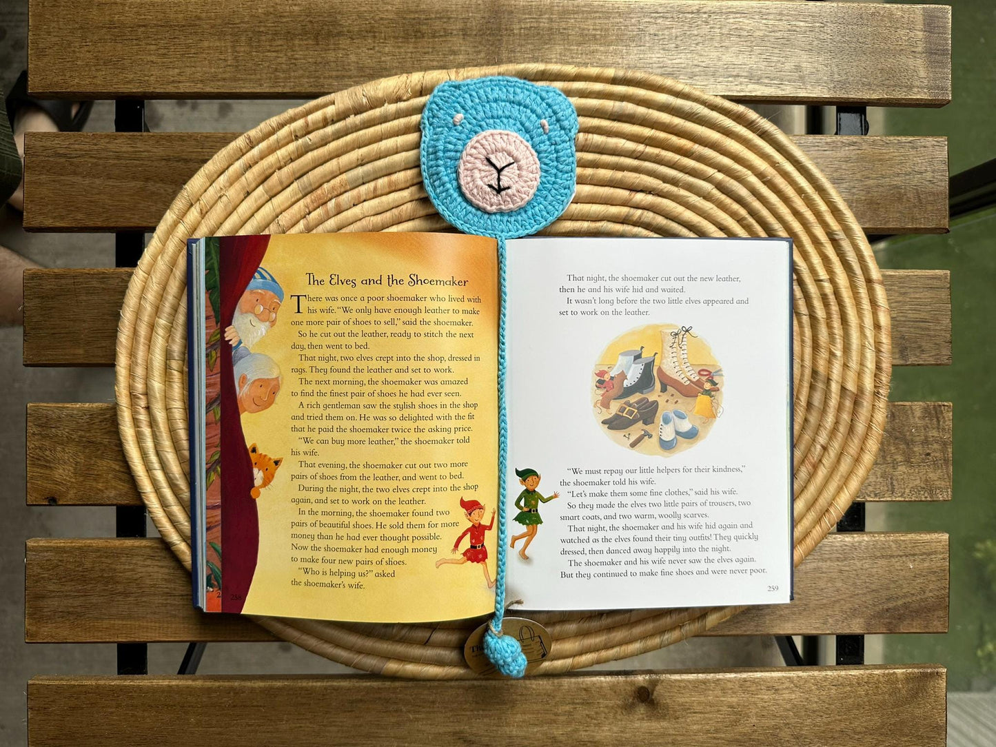 Charming Handmade Cotton Yarn Bookmarks – Perfect for All Ages