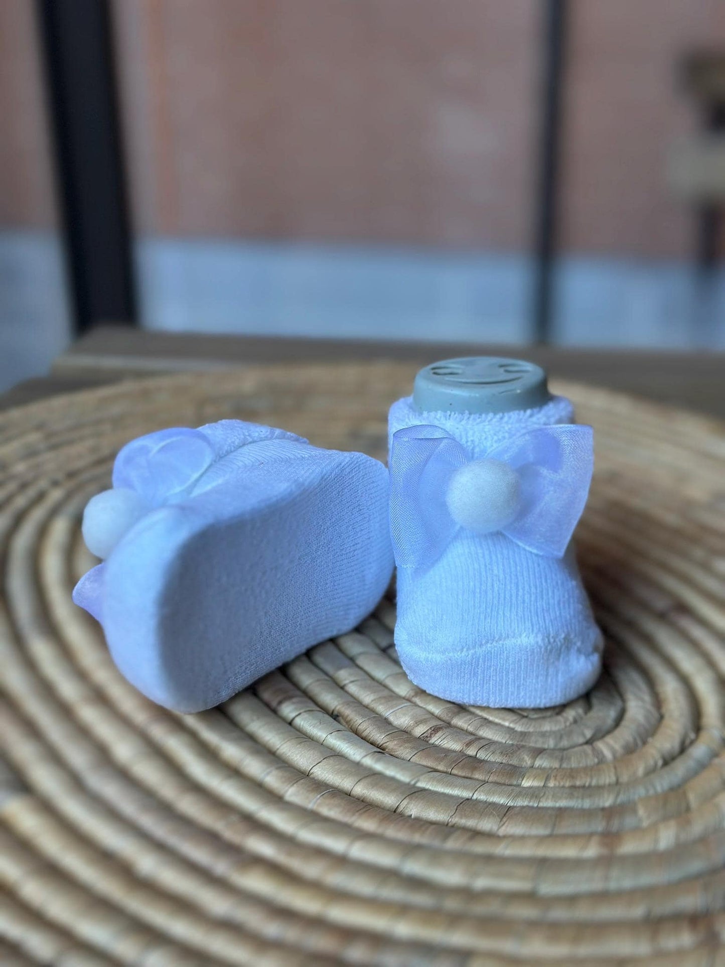 Organic Winter Baby Socks, Thick Warm Non-Slip Cotton Floor Socks for Newborns & Toddlers 0-6M, Girls & Boys