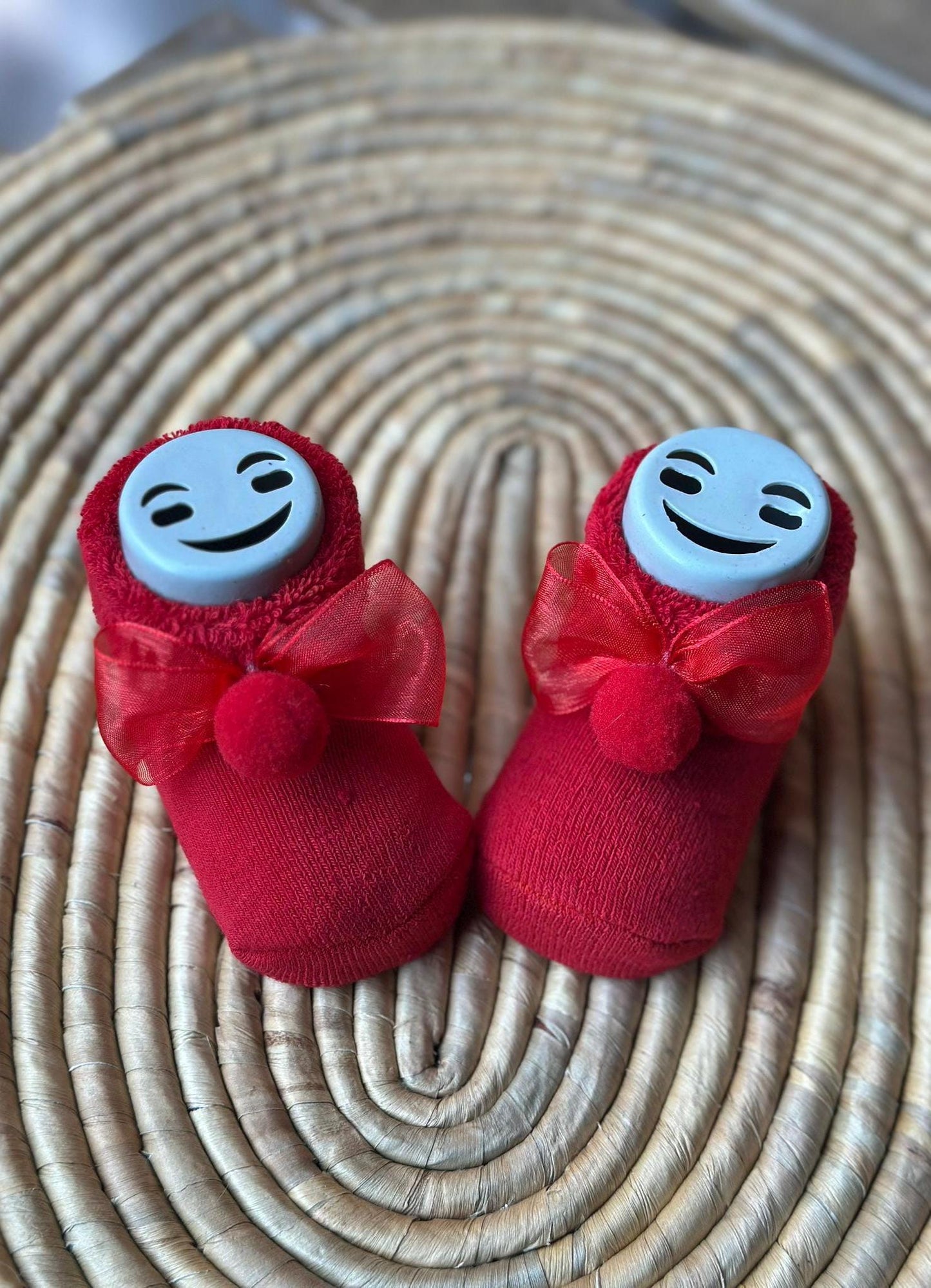 Organic Winter Baby Socks, Thick Warm Non-Slip Cotton Floor Socks for Newborns & Toddlers 0-6M, Girls & Boys