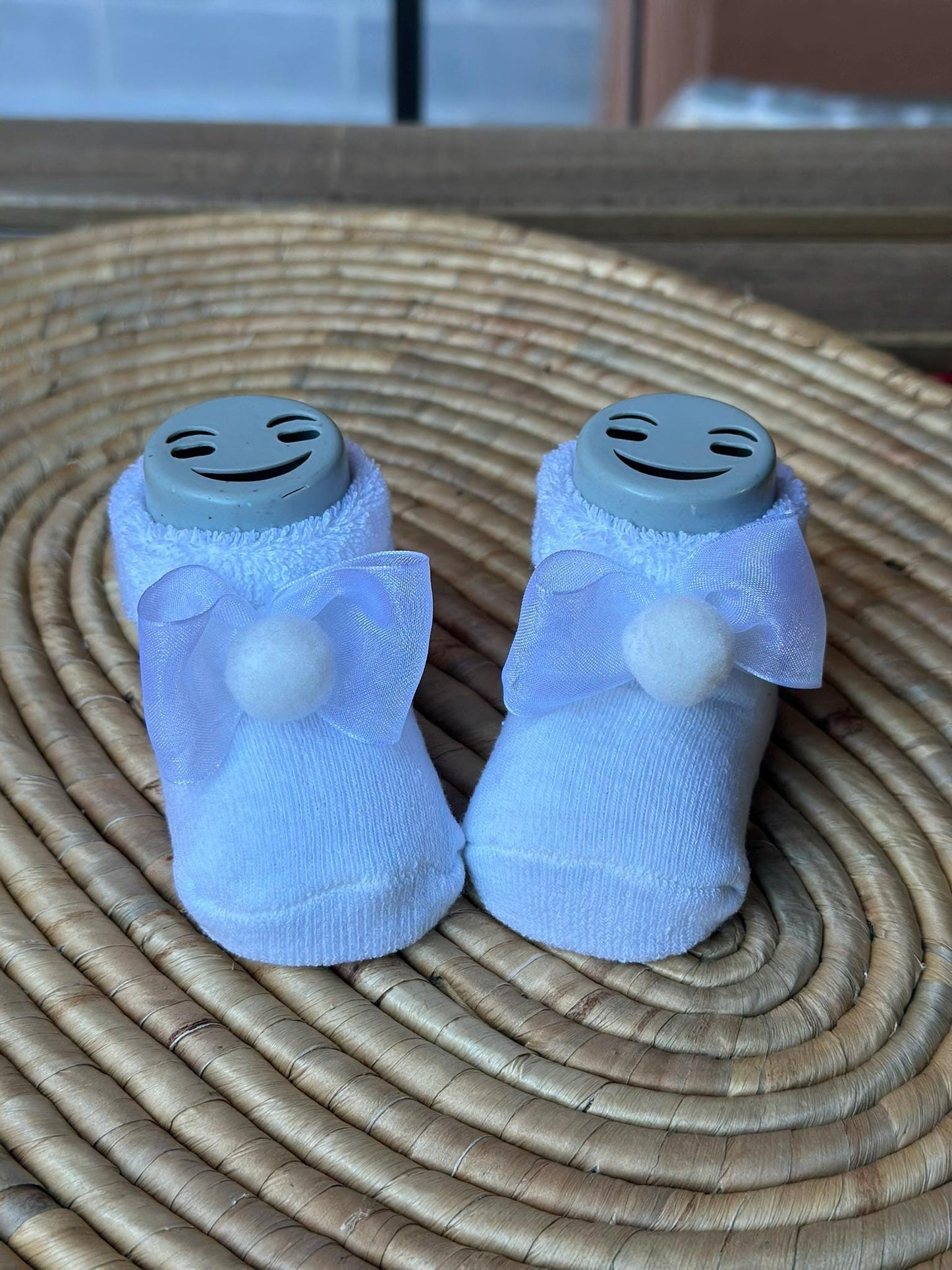 Organic Winter Baby Socks, Thick Warm Non-Slip Cotton Floor Socks for Newborns & Toddlers 0-6M, Girls & Boys