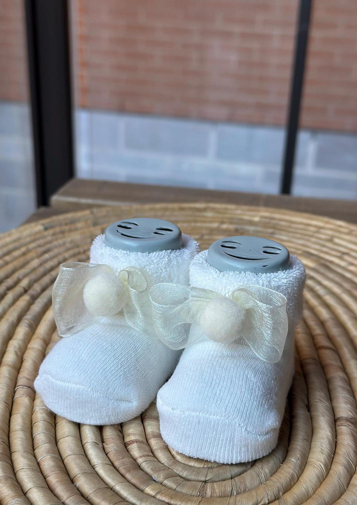 Organic Winter Baby Socks, Thick Warm Non-Slip Cotton Floor Socks for Newborns & Toddlers 0-6M, Girls & Boys
