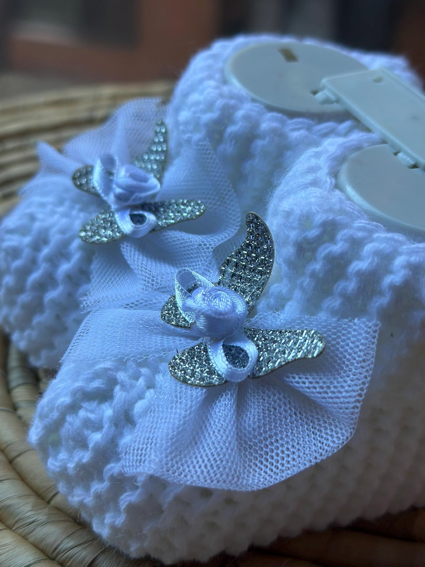 Newborn Booties, Baby Shower Knitted Baby Shoes, Knitted Slippers, Newborn Baby Gift, Newborn Shoes, 0-1Y