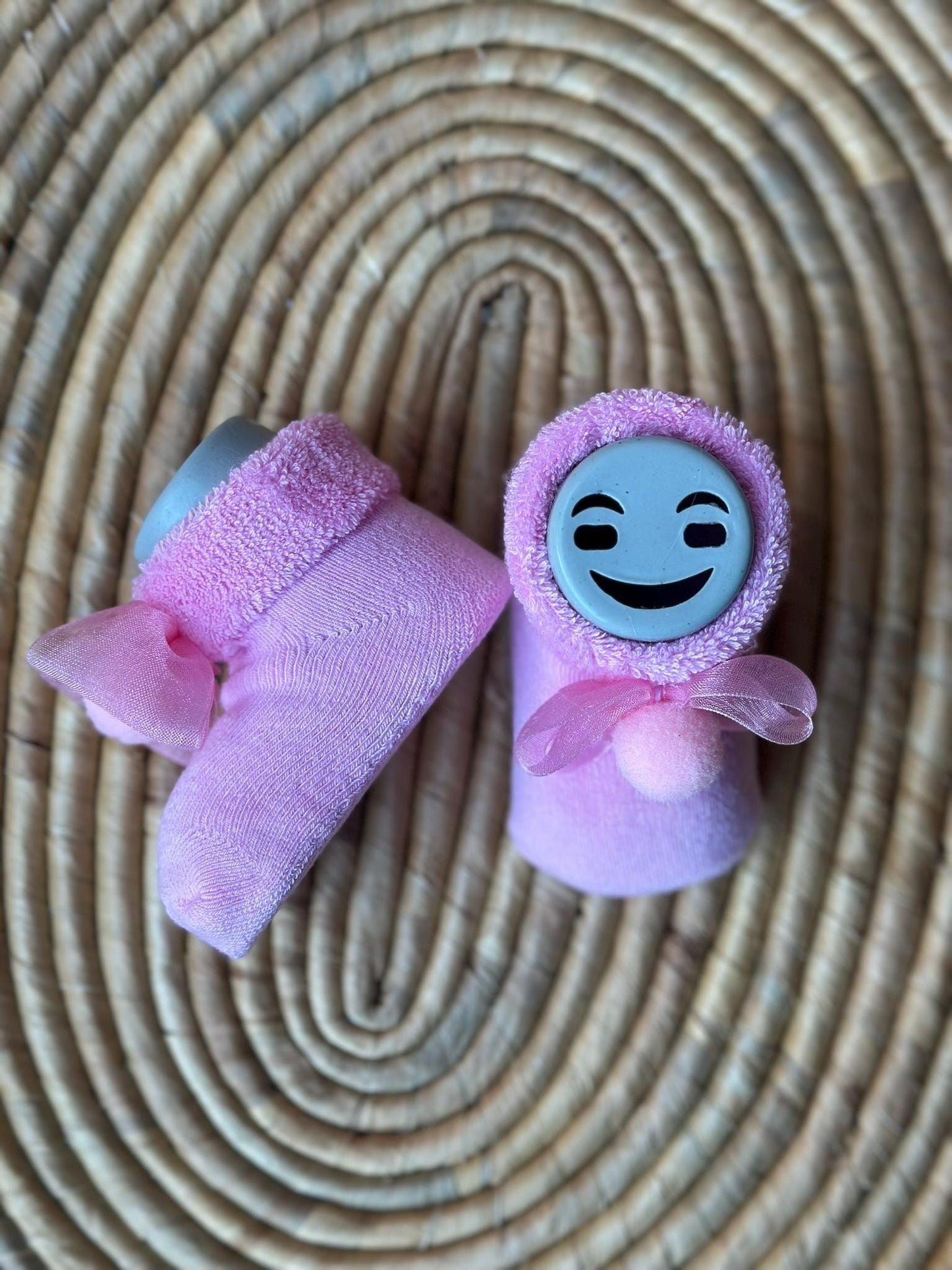 Organic Winter Baby Socks, Thick Warm Non-Slip Cotton Floor Socks for Newborns & Toddlers 0-6M, Girls & Boys