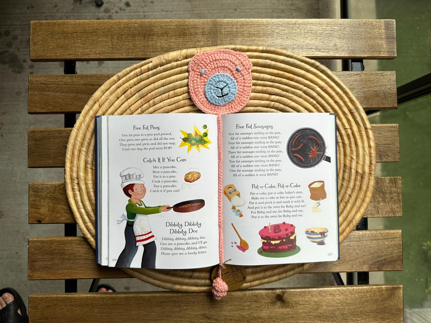 Charming Handmade Cotton Yarn Bookmarks – Perfect for All Ages