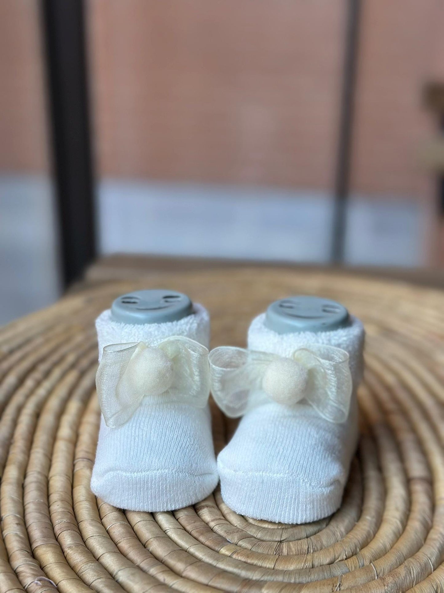 Organic Winter Baby Socks, Thick Warm Non-Slip Cotton Floor Socks for Newborns & Toddlers 0-6M, Girls & Boys