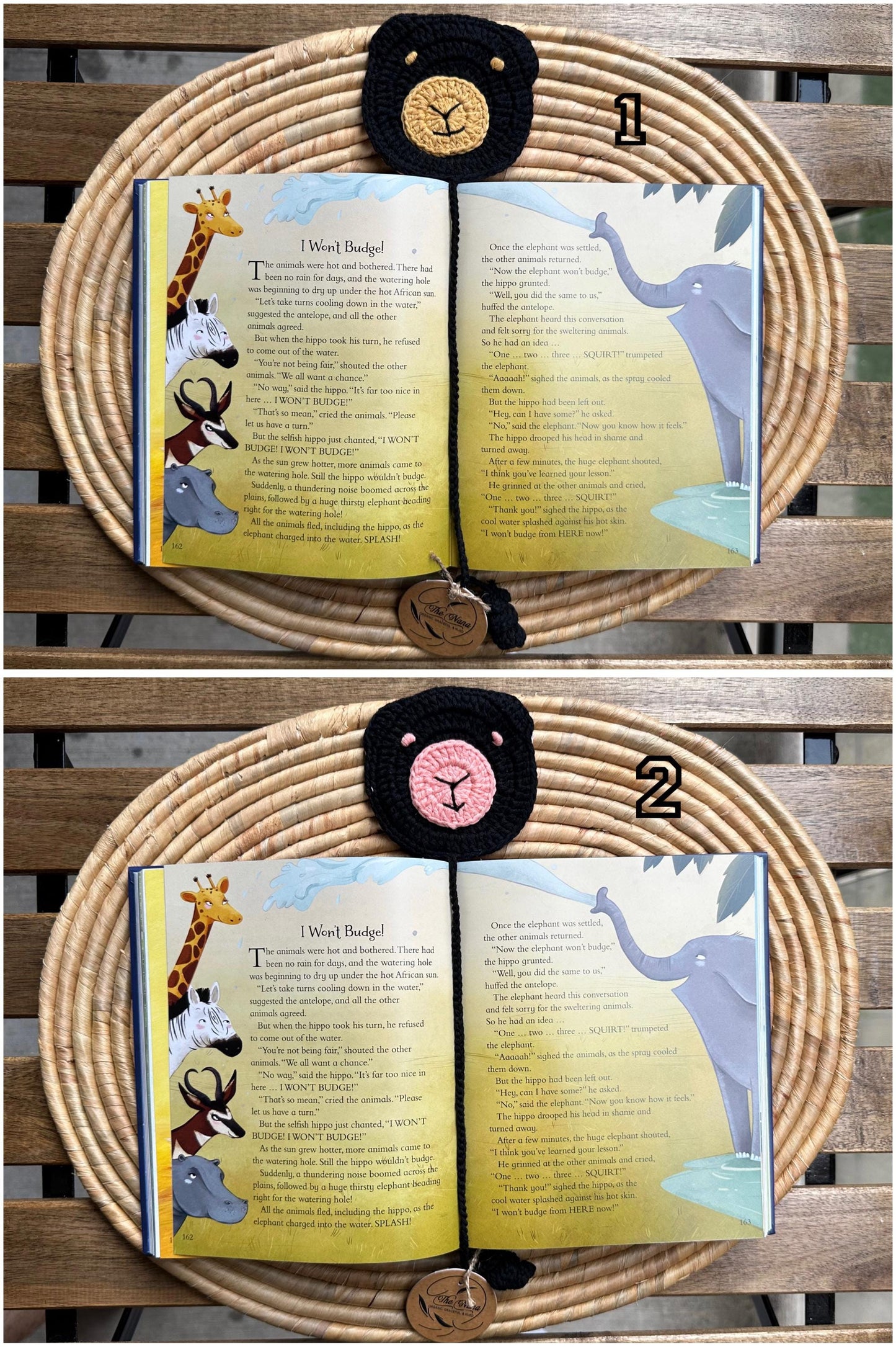 Charming Handmade Cotton Yarn Bookmarks – Perfect for All Ages