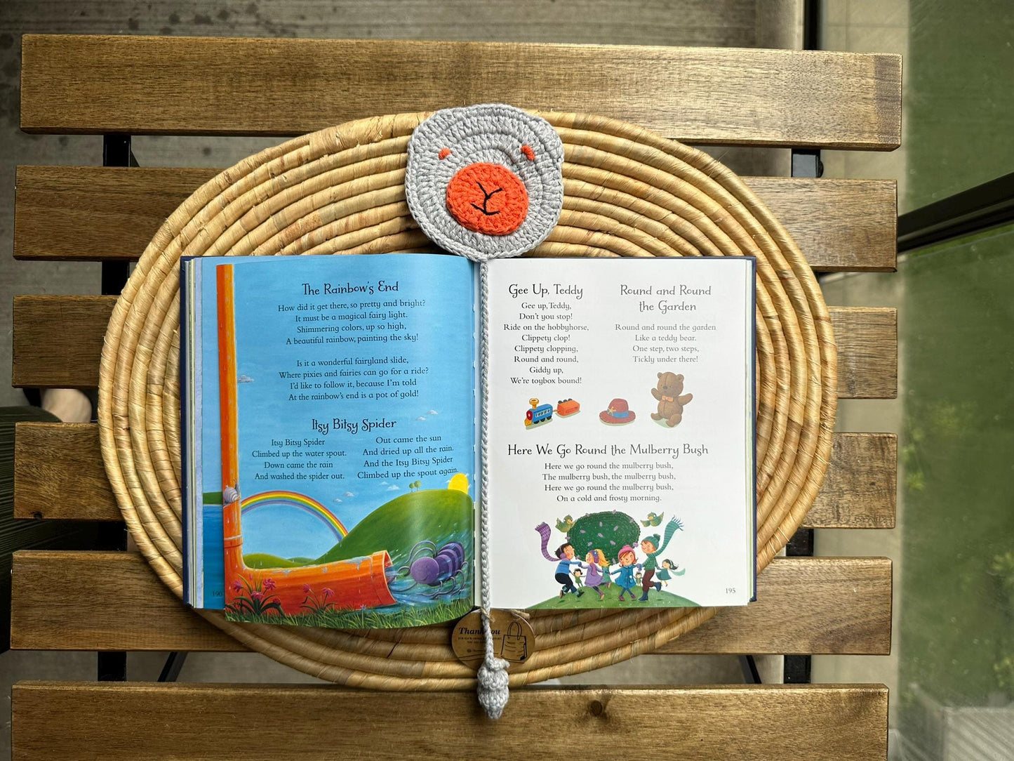 Charming Handmade Cotton Yarn Bookmarks – Perfect for All Ages