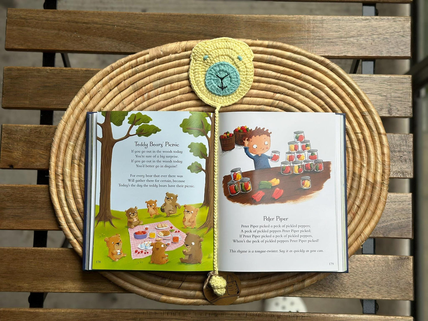 Charming Handmade Cotton Yarn Bookmarks – Perfect for All Ages