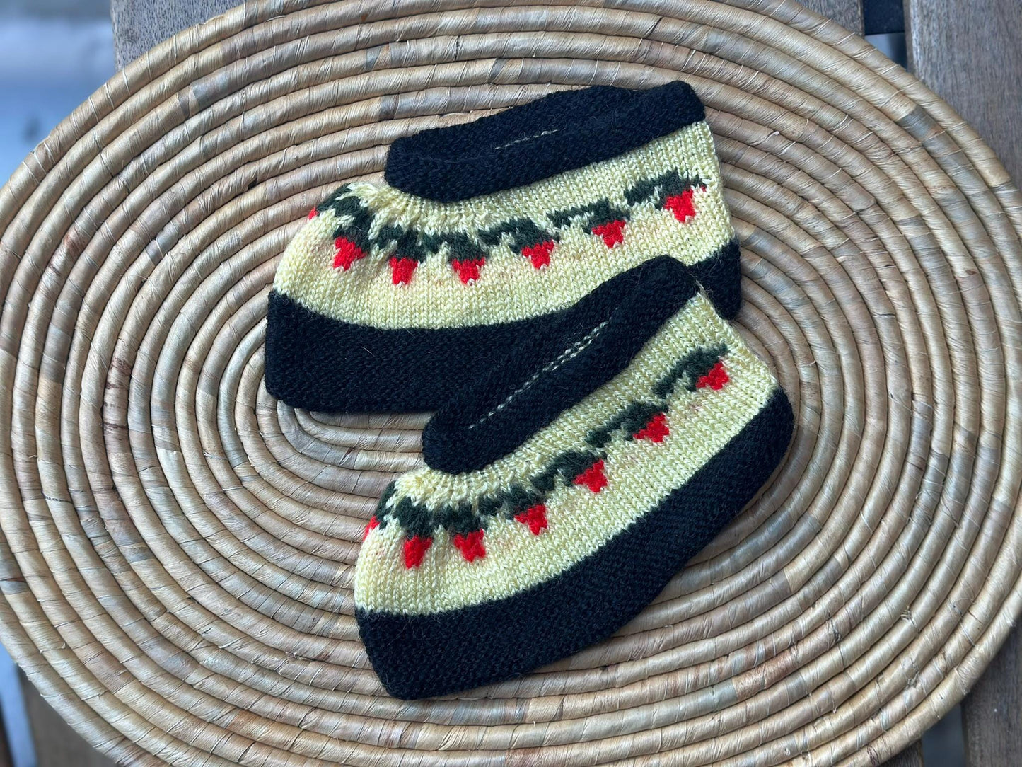 Anatolian Patterned Socks, Handmade Colorful Crochet Booties, Sleep Socks, Thermal Warm Socks, Handmade Knitted Turkish Patik Retro socks,