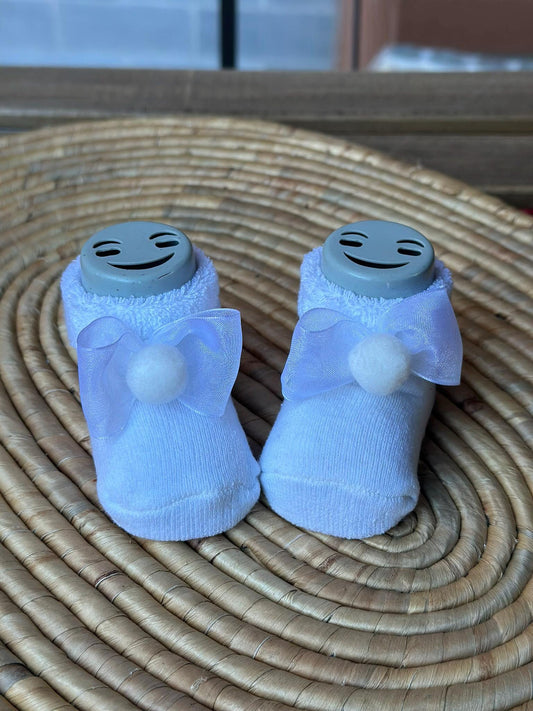 Organic Winter Baby Socks, Thick Warm Non-Slip Cotton Floor Socks for Newborns & Toddlers 0-6M, Girls & Boys