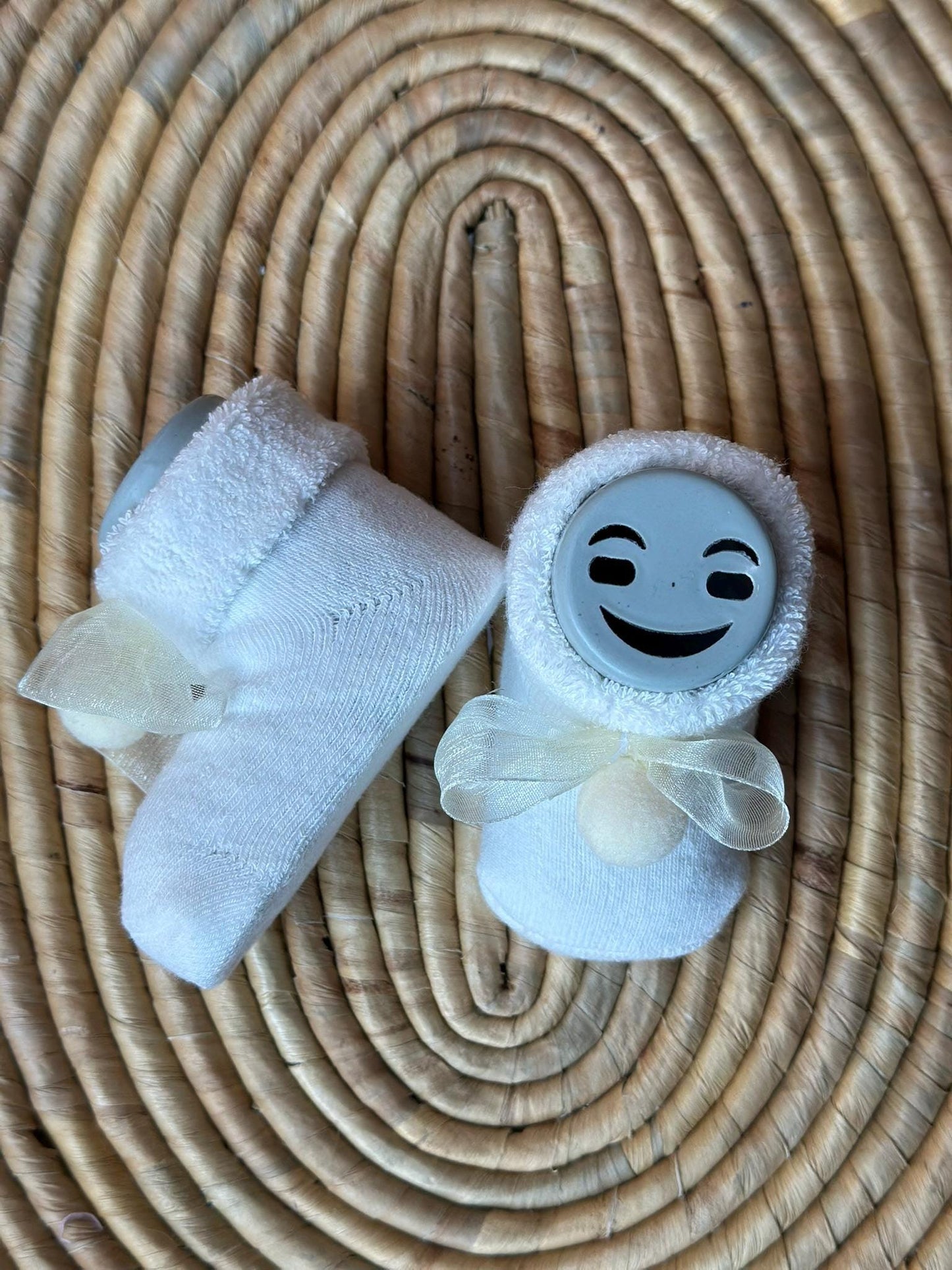 Organic Winter Baby Socks, Thick Warm Non-Slip Cotton Floor Socks for Newborns & Toddlers 0-6M, Girls & Boys