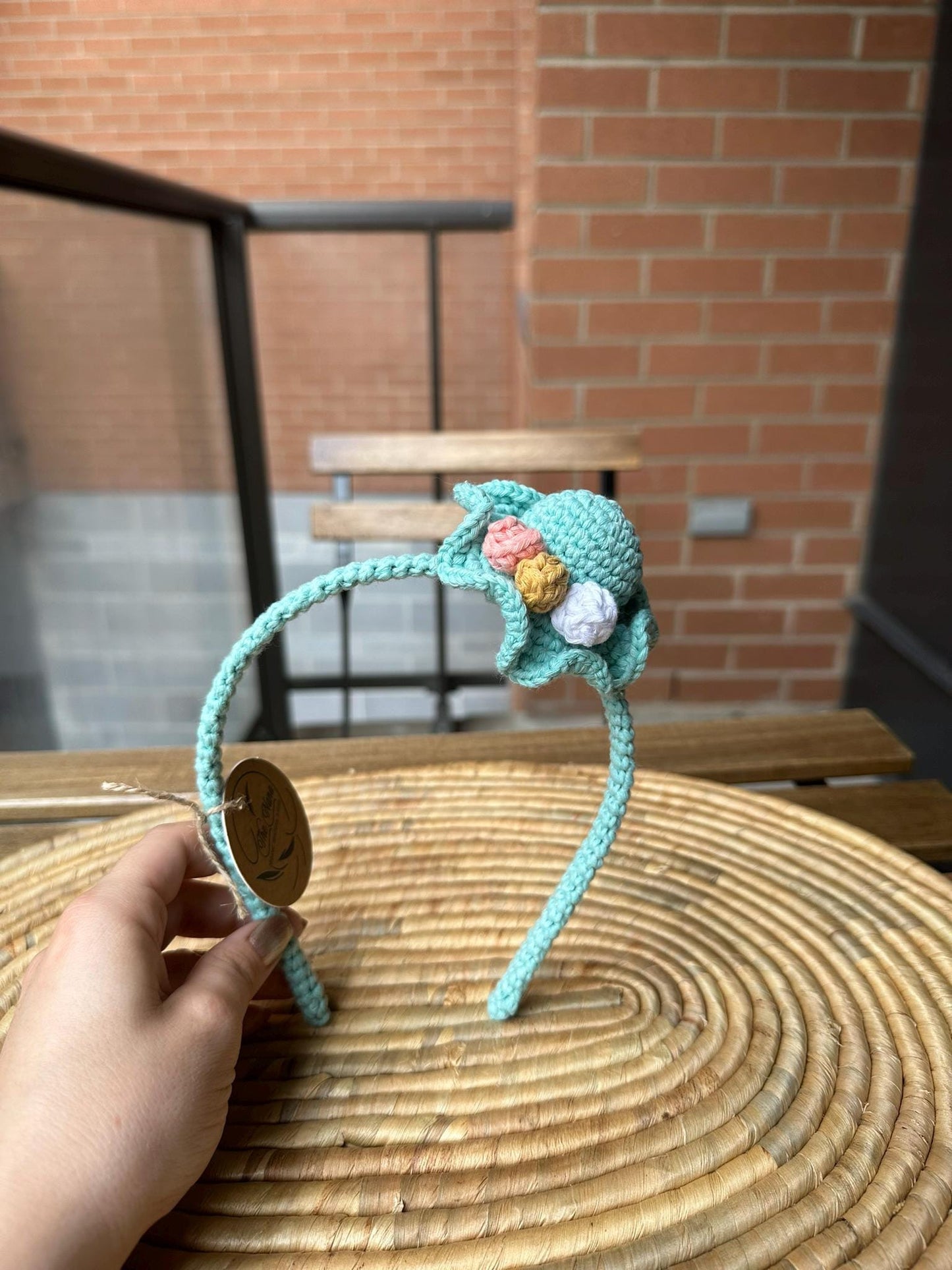 Handmade Adjustable Hat-Style Hairband | Cotton Yarn, 4 Colors