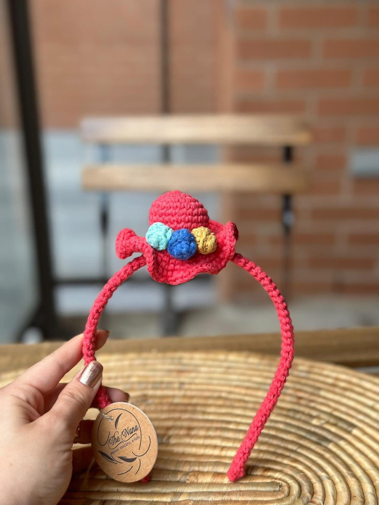 Handmade Adjustable Hat-Style Hairband | Cotton Yarn, 4 Colors