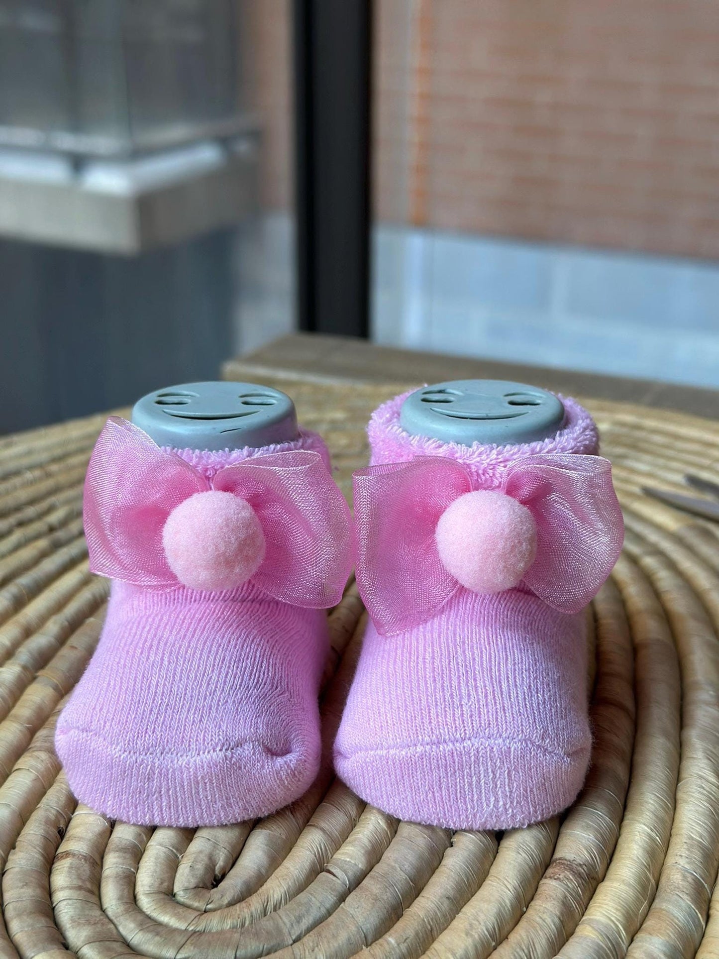 Organic Winter Baby Socks, Thick Warm Non-Slip Cotton Floor Socks for Newborns & Toddlers 0-6M, Girls & Boys