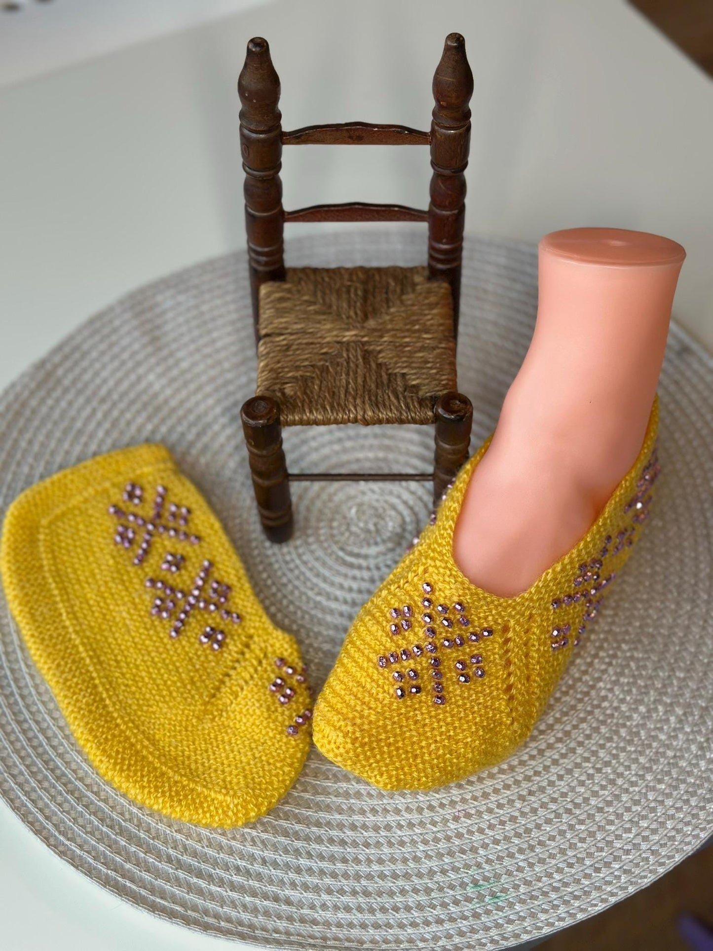 Anatolian Patterned Socks, Handmade Colorful Crochet Booties, Sleep Socks, Thermal Warm Socks, Handmade Knitted Turkish Patik Retro socks,